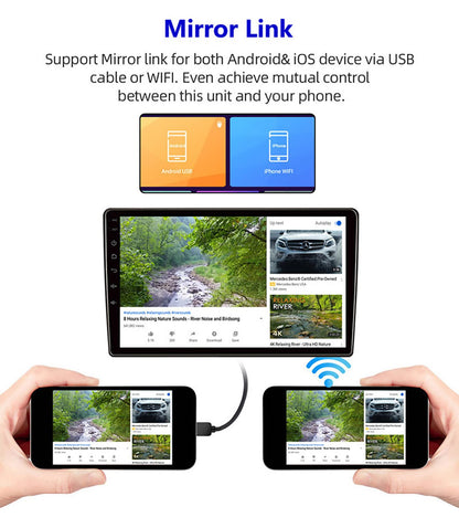Tesla Style Radio Android 12 Autoradio GPS Navigation pour Ford Mondeo 2011-2013 Lecteur Multimédia De Voiture Autoradio 9,7 Pouces Support D'écran Bluetooth WiFi USB FM SWC avec Caméra De Recul HD