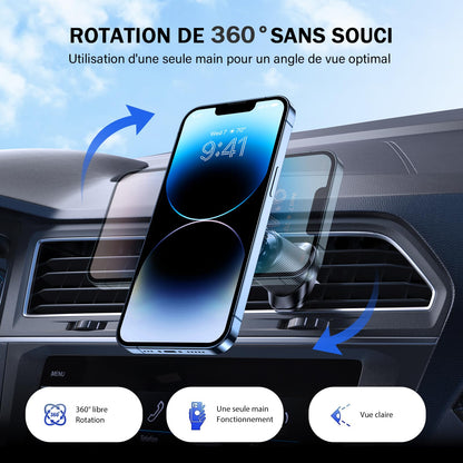 Support magnétique pour téléphone voiture