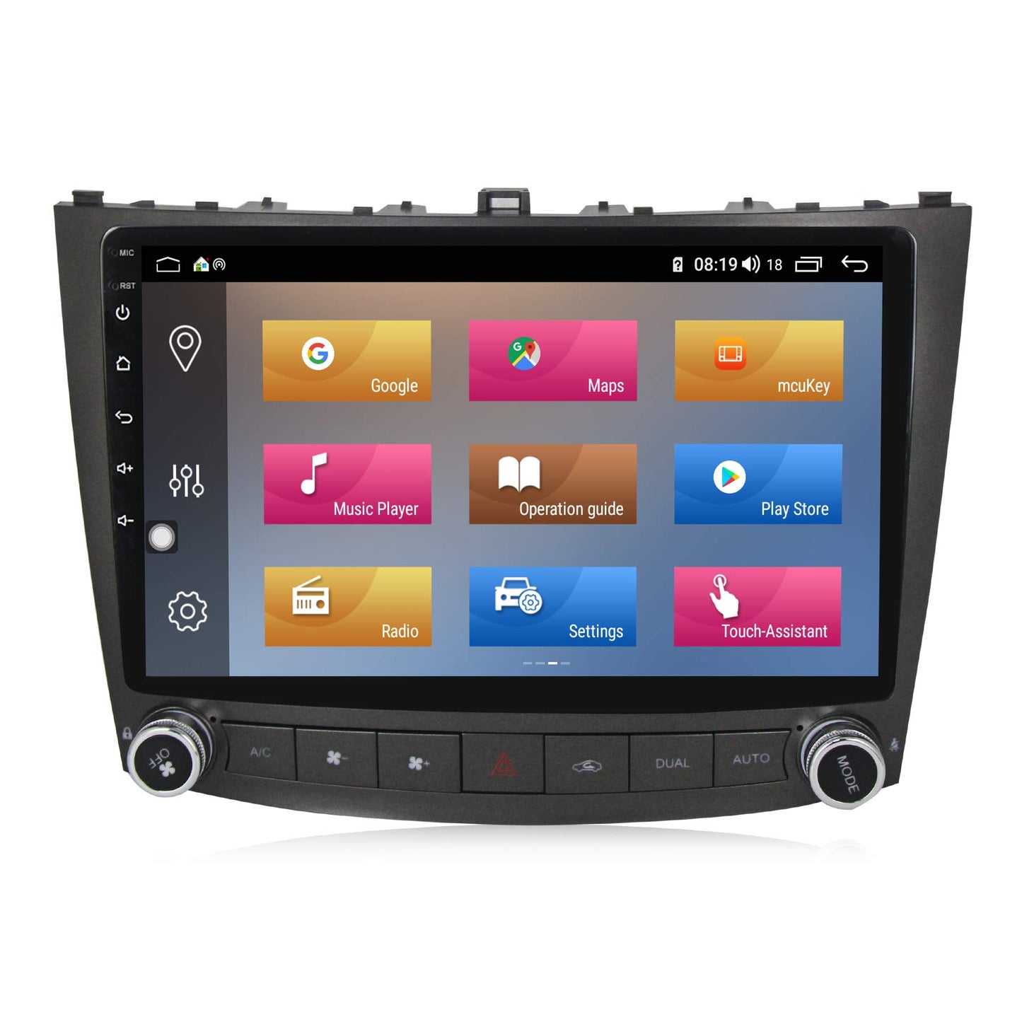 MekedeTech Android 13 Car Radio for Navigation for Lexus IS250 IS200 IS220 IS300 IS350 Head Unit Car GPS Stereo Multimedia Player in Dash Stereo with Built-in CarPlay and Android Auto WiFi BT