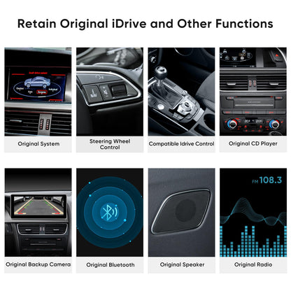 Écran Tactile 10.25″ Wireless Carplay Android Auto pour Audi B8 B8.5 A4 S4 A5 S5 RS4 RS5 2009-2016