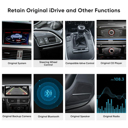 Écran Tactile 10.25″ Wireless Carplay Android Auto pour Audi B8 B8.5 A4 S4 A5 S5 RS4 RS5 2009-2016