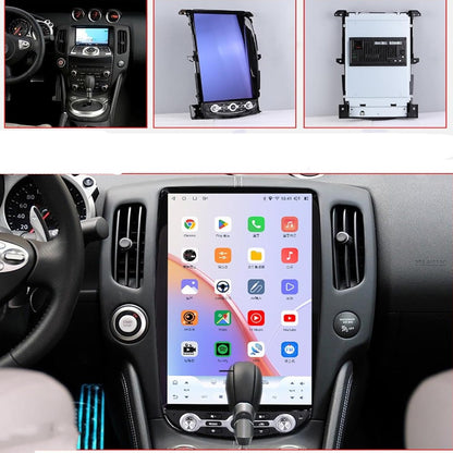 Autoradio Android 15 Double Din pour Nissan 370Z (2005-2019) - CarPlay Sans Fil, 8Go/256Go, Écran QLED