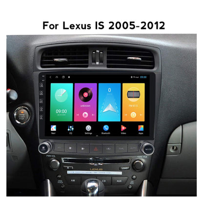 MekedeTech Android 13 Car Radio for Navigation for Lexus IS250 IS200 IS220 IS300 IS350 Head Unit Car GPS Stereo Multimedia Player in Dash Stereo with Built-in CarPlay and Android Auto WiFi BT