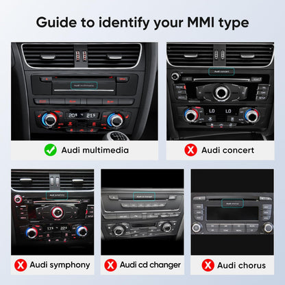 Écran Tactile 10.25″ Wireless Carplay Android Auto pour Audi B8 B8.5 A4 S4 A5 S5 RS4 RS5 2009-2016