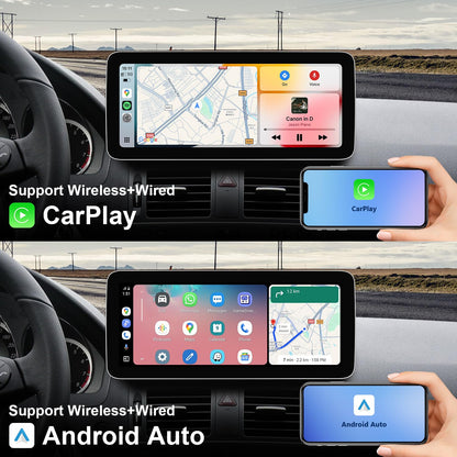 Autoradio Android 13 HD 4+64GB pour Mercedes Benz C A CLA G GLA W204 W176 C117 W463 X156 2012-2015 - CarPlay & Android Auto