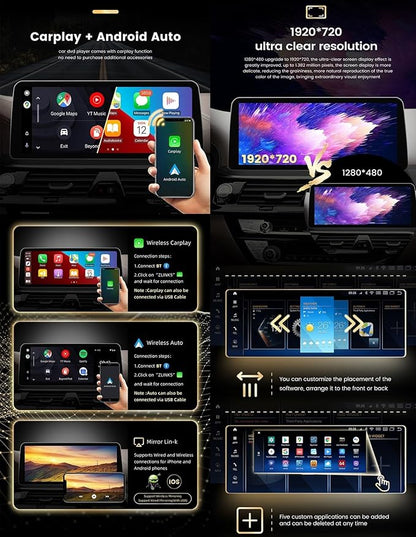 Autoradio Android Premium pour BMW Série 3/4 (F30-F36) 2011-2019
