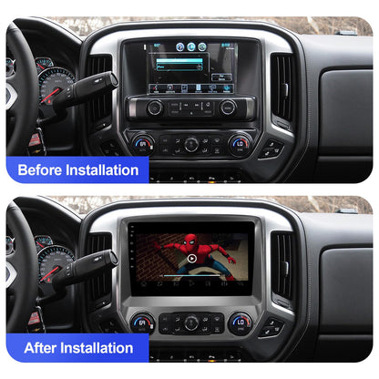 Autoradio Chevrolet Silverado/GMC Sierra (2014-2018) | 10.1" Touchscreen, Wireless CarPlay/Android Auto, Bluetooth 5.4, WiFi 6, GPS