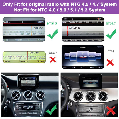 Autoradio Android 13 taille 12.3'' pour Mercedes C/GLC W205 2015-2018 | CarPlay, Android Auto