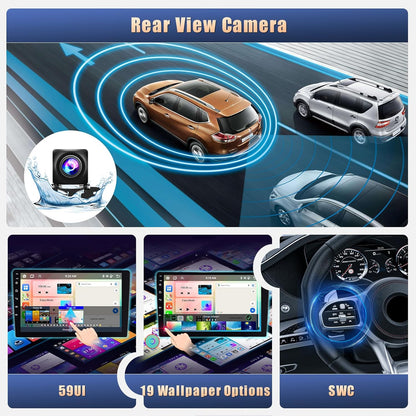 Autoradio Android 13 9 Pouces pour Peugeot 607 (2002-2010)| 4GB RAM + 64GB ROM