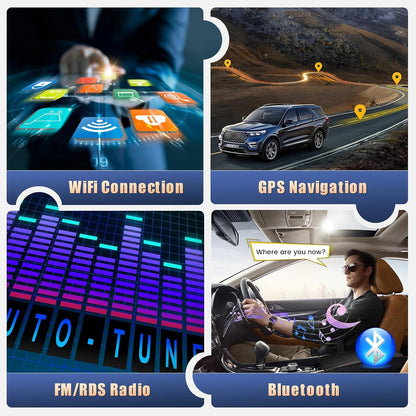 Autoradio Android 13 9 Pouces pour Peugeot 607 (2002-2010)| 4GB RAM + 64GB ROM