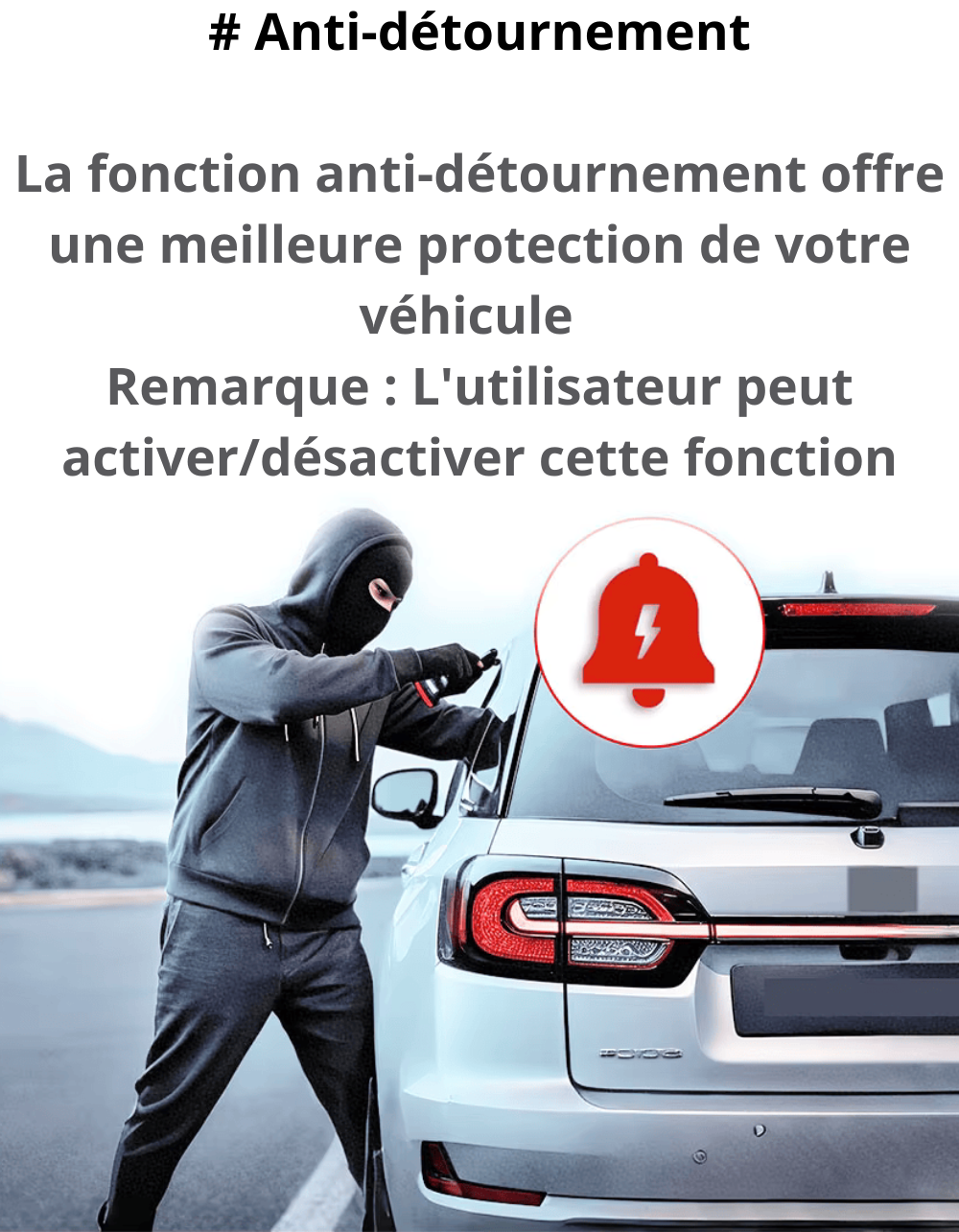 Système Démarrage à Distance & Alarme Voiture Intelligent PKE