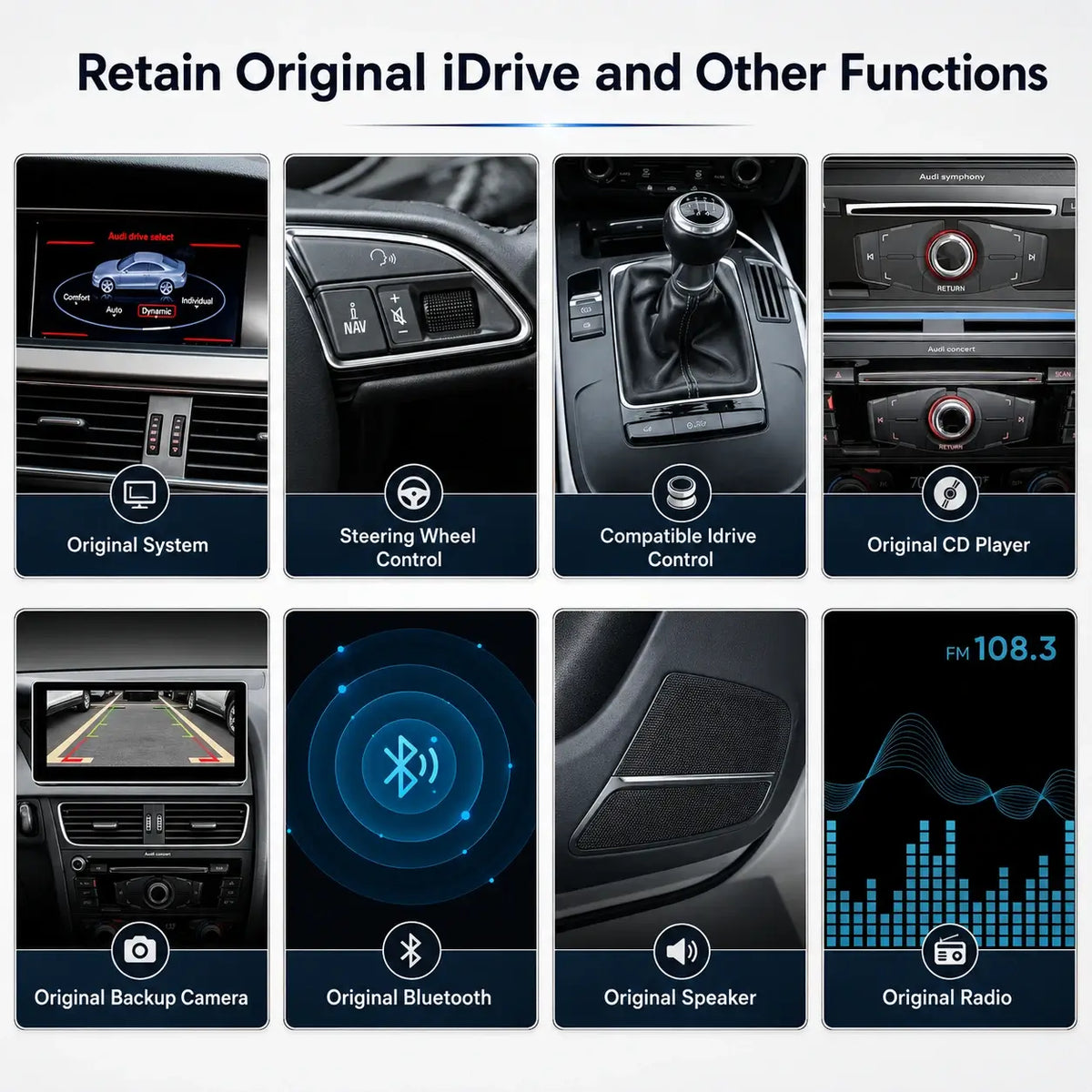 Autoradio Android 15 BMW Série 7 2001–2008 E65 E66 – CarPlay & Android Auto