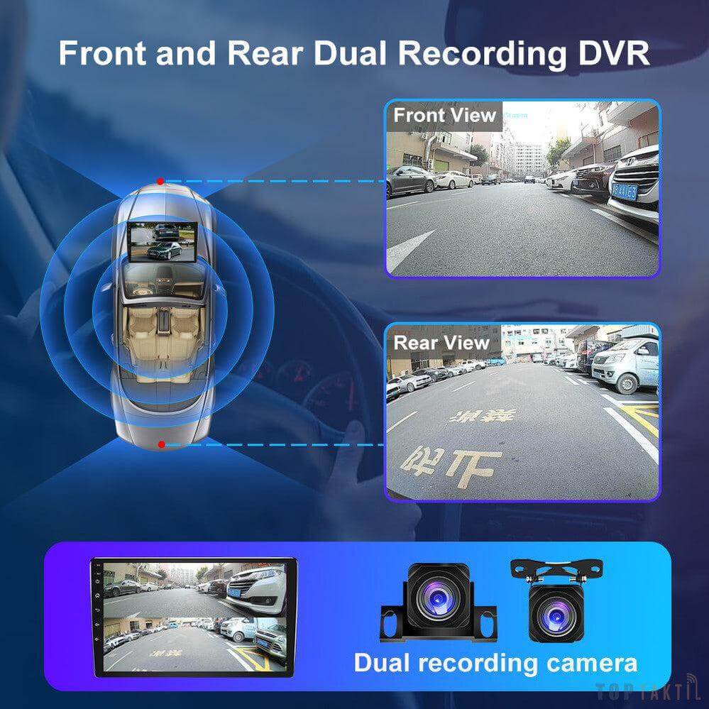 Android Double Record caméra 4G/64 Carplay