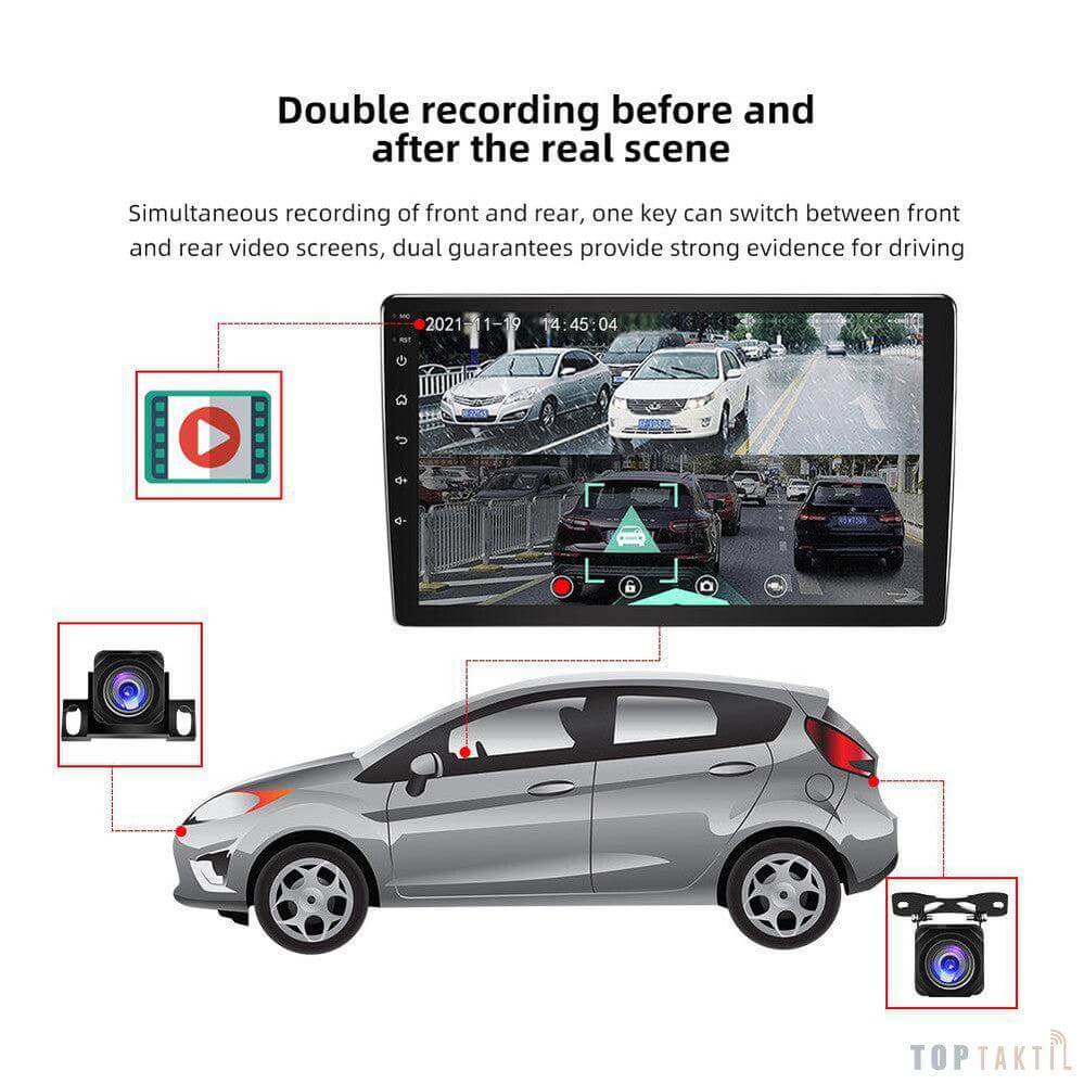 Android Double Record caméra 4G/64 Carplay