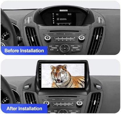 Poste Android 13-Ram/Rom: 4G 64 Ford Kuga 2 Escape 3 2012 – 2019 | Autoradio | Android 14 | Écran Tactile | CarPlay | Bluetooth | GPS