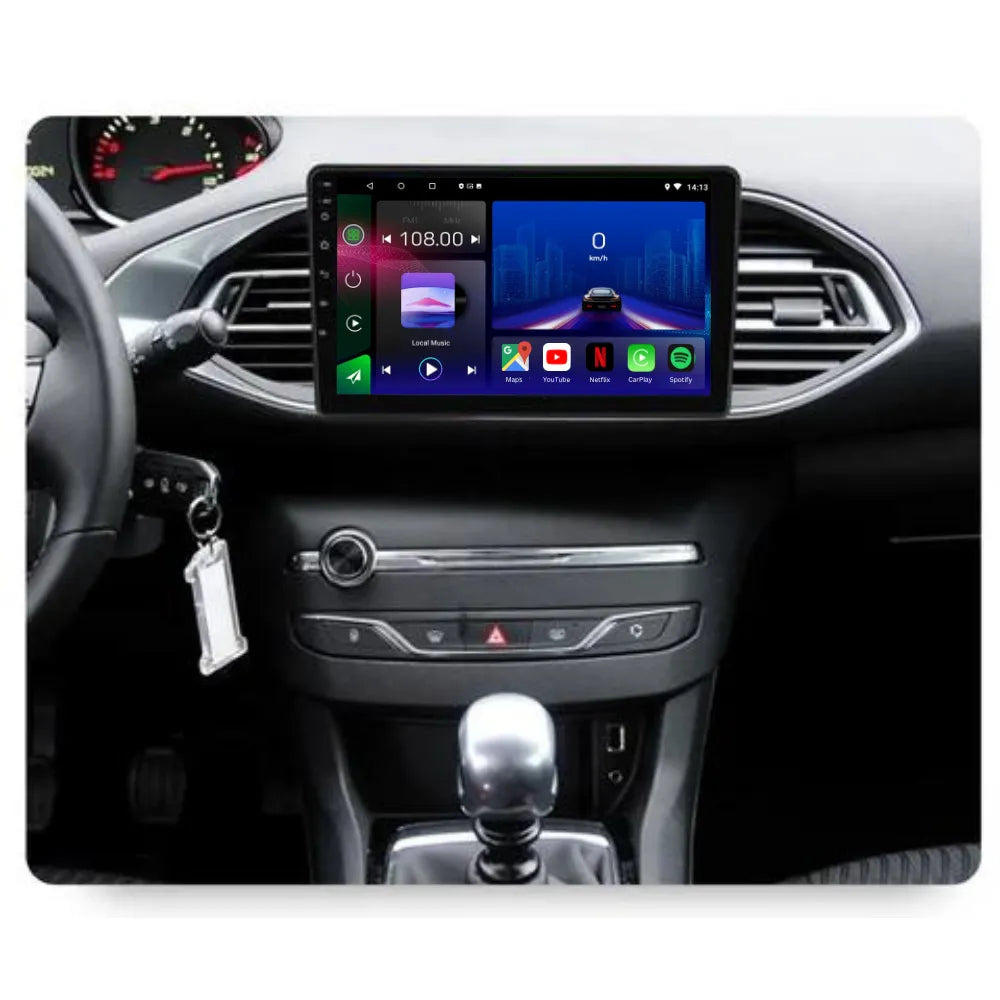 Peugeot | 308 308 SW 308s T9 | 2013-2020| Android 13 Autoradio | Apple CarPlay | Android Auto