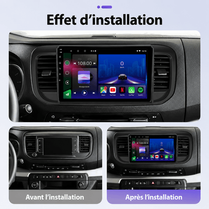 Autoradio CarPlay | Citroen Jumpy Dispatch | Peugeot Expert | Toyota Proace | Opel Vivaro | Fiat Scudo |2016-2023