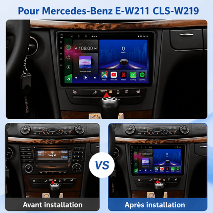 Mercedes | E-Class | W211 2002-2010 | Android 15 Autoradio | Apple CarPlay | Android Auto