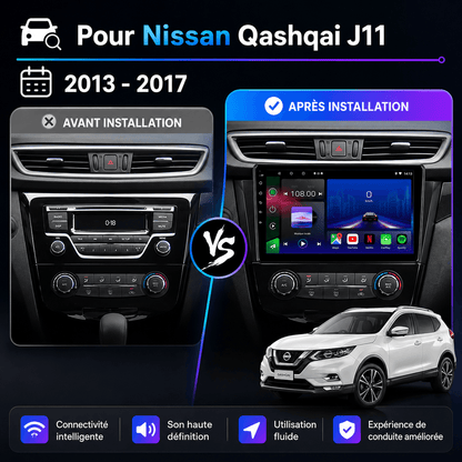 Nissan Qashqai | X-Trail | 2013-2020 | Android 15 Autoradio | Apple CarPlay | Android Auto
