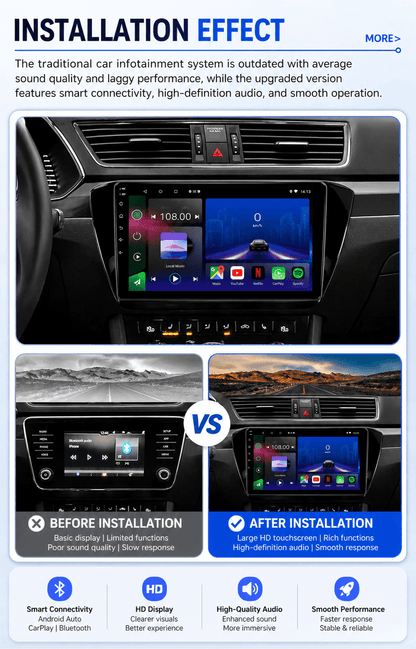 Skoda Superb | 2015-2020 | Android 15 Autoradio | Apple CarPlay | Android Auto