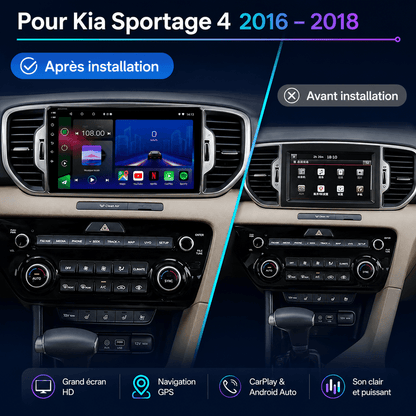 Kia Sportage | 2015-2020 | Android 15 Autoradio | Apple CarPlay | Android Auto