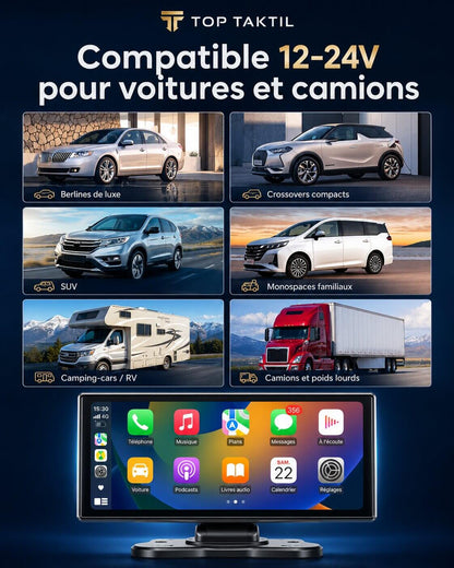 Écran CarPlay; Android Auto sans Installation 11,26 pouces