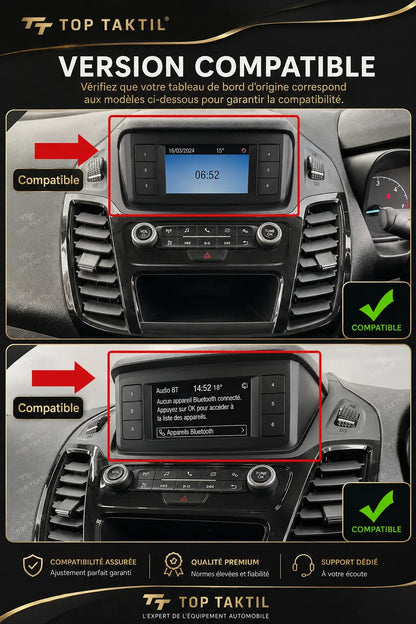 Ford Transit Connect, Ford Tourneo  | 2018-2020 | Android 15 Autoradio | Apple CarPlay | Android Auto