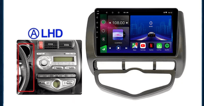 Honda Jazz fit | 2002-2007 | Autoradio Android 15 | Apple CarPlay | Android Auto
