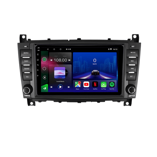 Mercedes C-Class W203 2004 2005 2006 2007 | Autoradio | Android 15 | Écran Tactile | CarPlay | Bluetooth | GPS