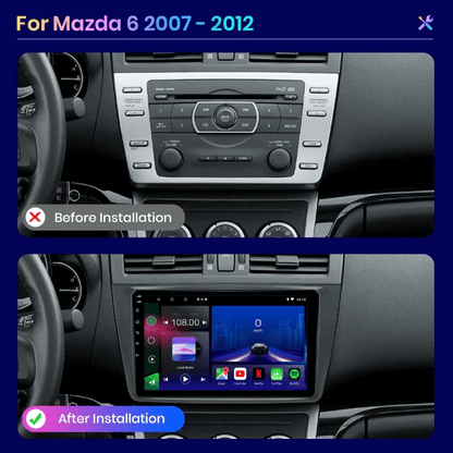 Mazda 6 | 2009-2012 | Android 15 Autoradio | Apple CarPlay | Android Auto