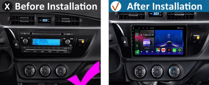 Toyota | Corolla 2013-2016 | Auris 2012-2016 | Android 15 Autoradio | Apple CarPlay | Android Auto