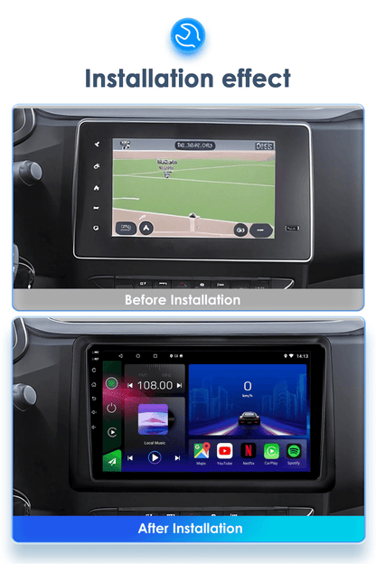 Renault Express | 2021-Present | Android 15 Autoradio | Apple CarPlay | Android Auto