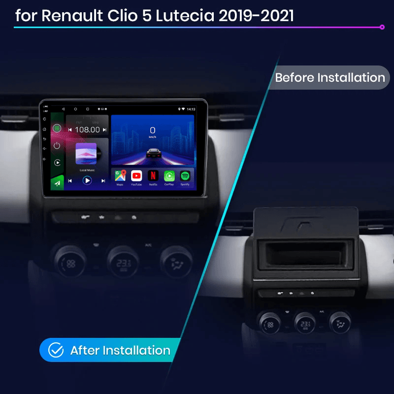 Renault Clio 5 | 2019-Present | Android 15  Autoradio | Apple CarPlay | Android Auto