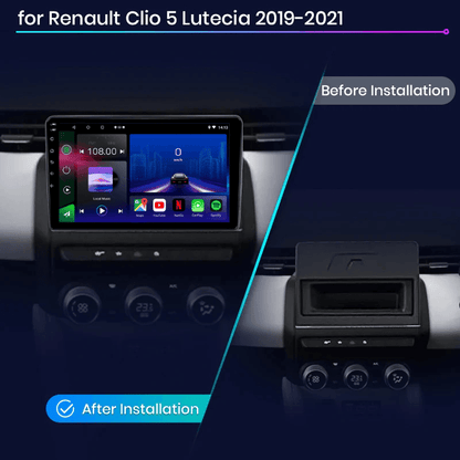 Renault Clio 5 | 2019-Present | Android 15  Autoradio | Apple CarPlay | Android Auto