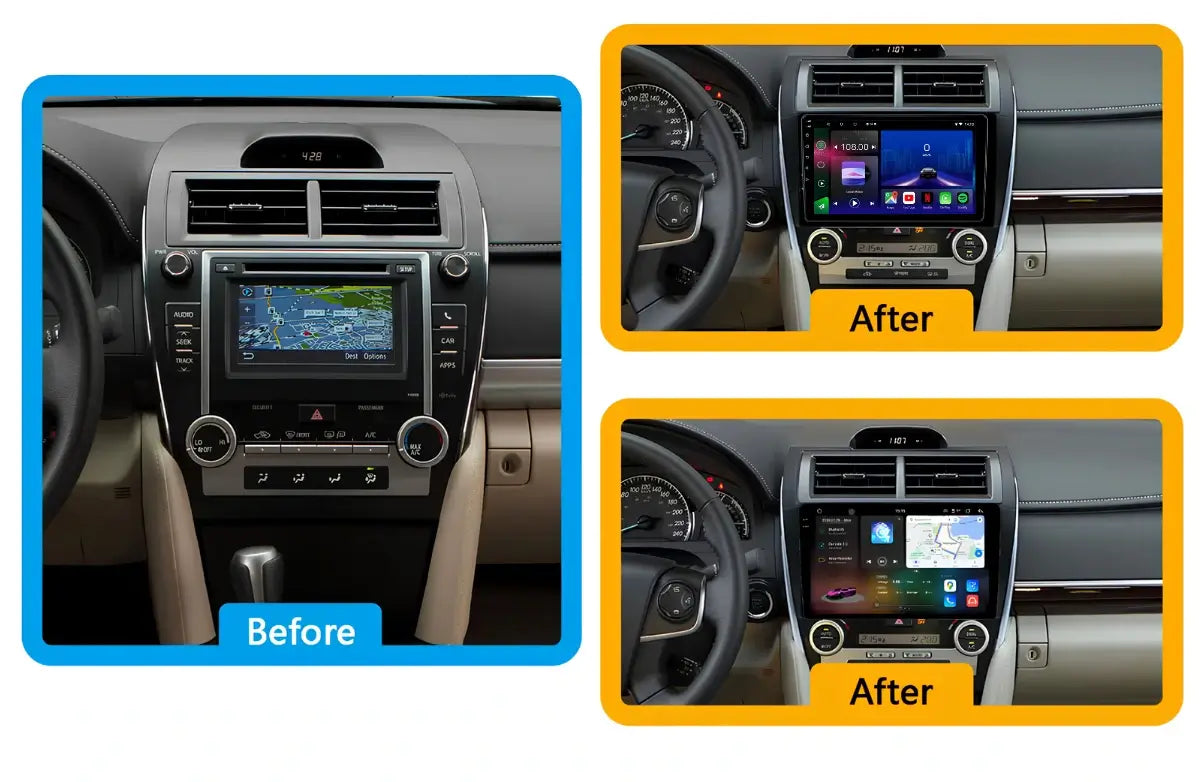 Toyota Camry 7 XV 50 55 US AU |2012 - 2017| Android 15 Autoradio | Apple CarPlay | Android Auto