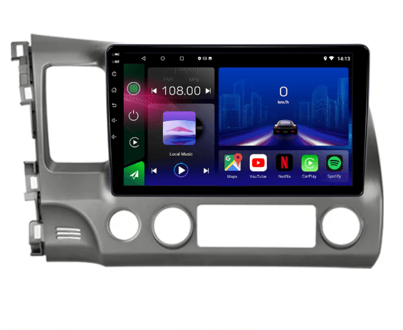 Honda Civic 8 |2005-2012 | Autoradio Android 15 | Apple CarPlay | Android Auto