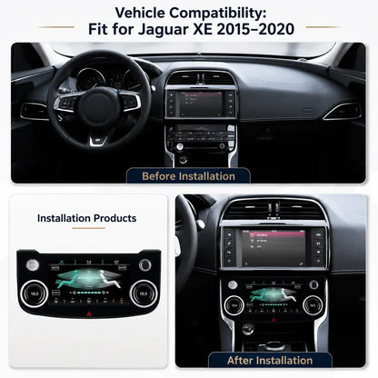 Écran tactile 10″ de contrôle de climatisation pour Jaguar XE, XEL, XF, XFL & F-PACE (2015–2020)