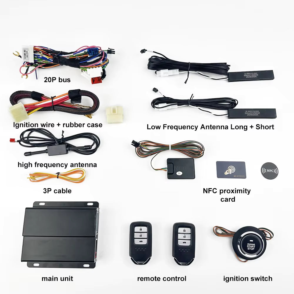 Système Démarrage à Distance & Alarme Voiture Intelligent PKE
