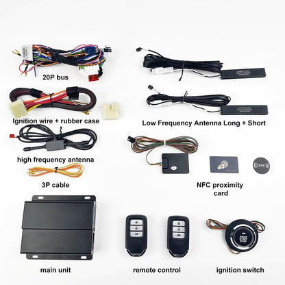Système Démarrage à Distance & Alarme Voiture Intelligent PKE