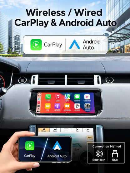 Écran tactile Android & écran de contrôle de climatisation pour Land Rover Range Rover Sport L494 & Vogue L405 – Mise à niveau multimédia premium