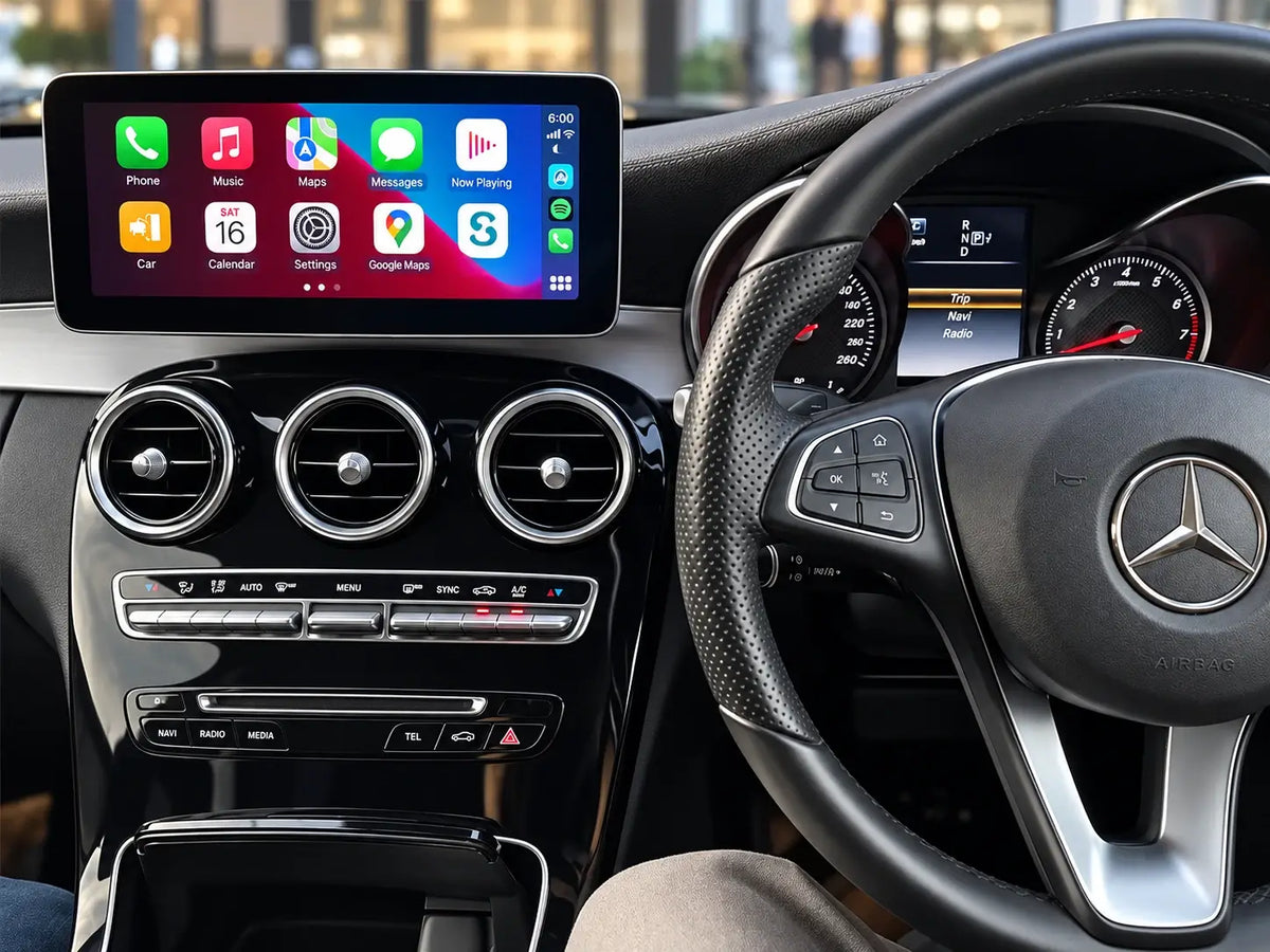 Autoradio Android 15 Mercedes AMG GT 2015–2018 – CarPlay & Android Auto