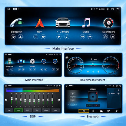 Autoradio Android 15 Mercedes AMG GT 2015–2018 – CarPlay & Android Auto