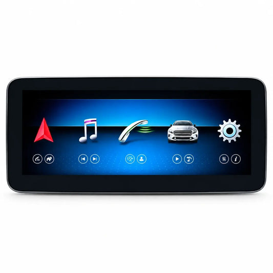 Autoradio Android 15 pour Mercedes Classe A | W176, GLA X156, CLA C117 (NTG 4.5/4.7) | 2013–2015 | CarPlay & Android Auto