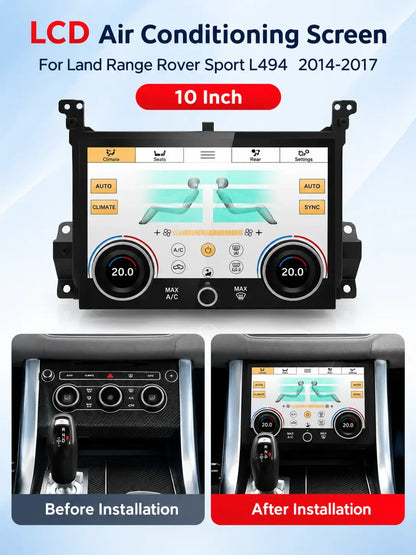 Écran tactile Android & écran de contrôle de climatisation pour Land Rover Range Rover Sport L494 & Vogue L405 – Mise à niveau multimédia premium