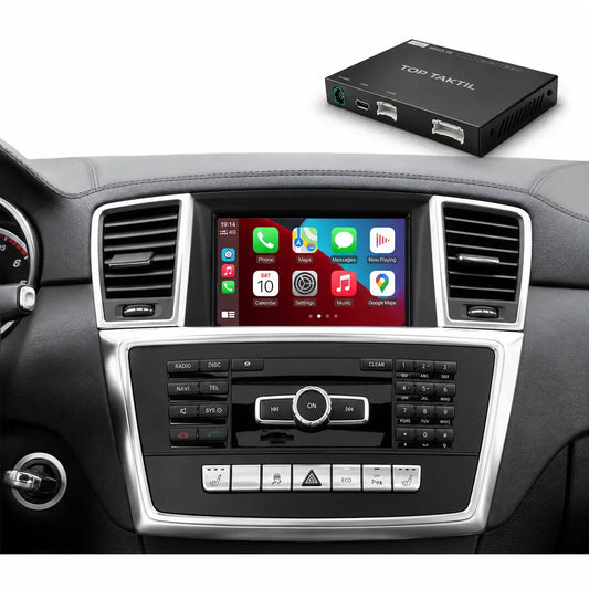 Retrofit CarPlay sans fil | Retrofit pour Mercedes ML GL | Android Auto | Décodeur | Intégration