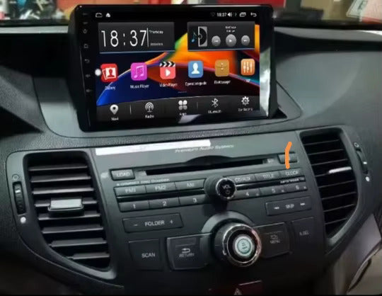 Poste Android Honda Accord 8 2008-2012  4G Double Record Caméra 4G/64 Carplay | Autoradio | Android 14 | Écran Tactile | Bluetooth | GPS