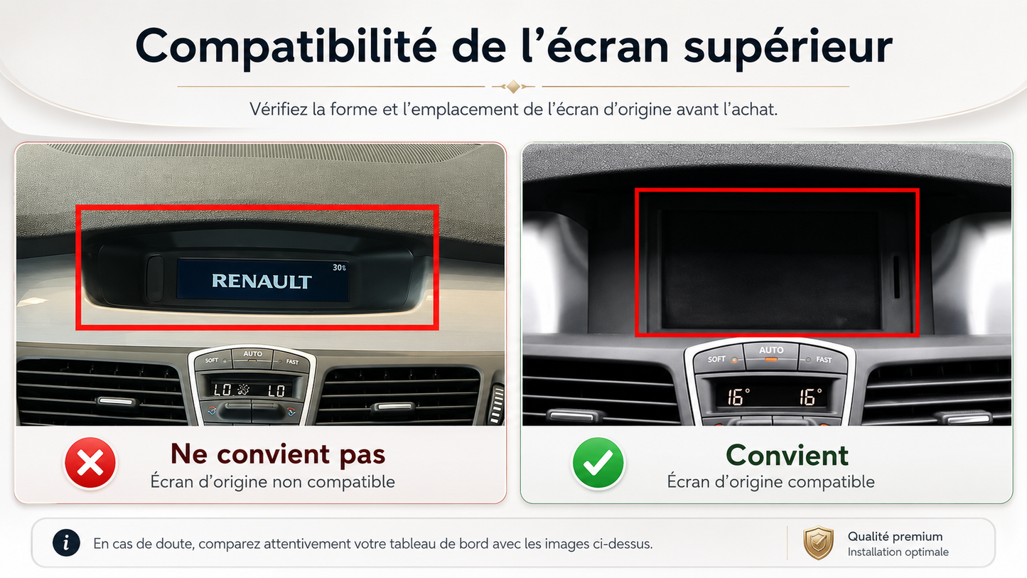 Autoradio 7" pour Renault Laguna 3 Latitude 2007-2015