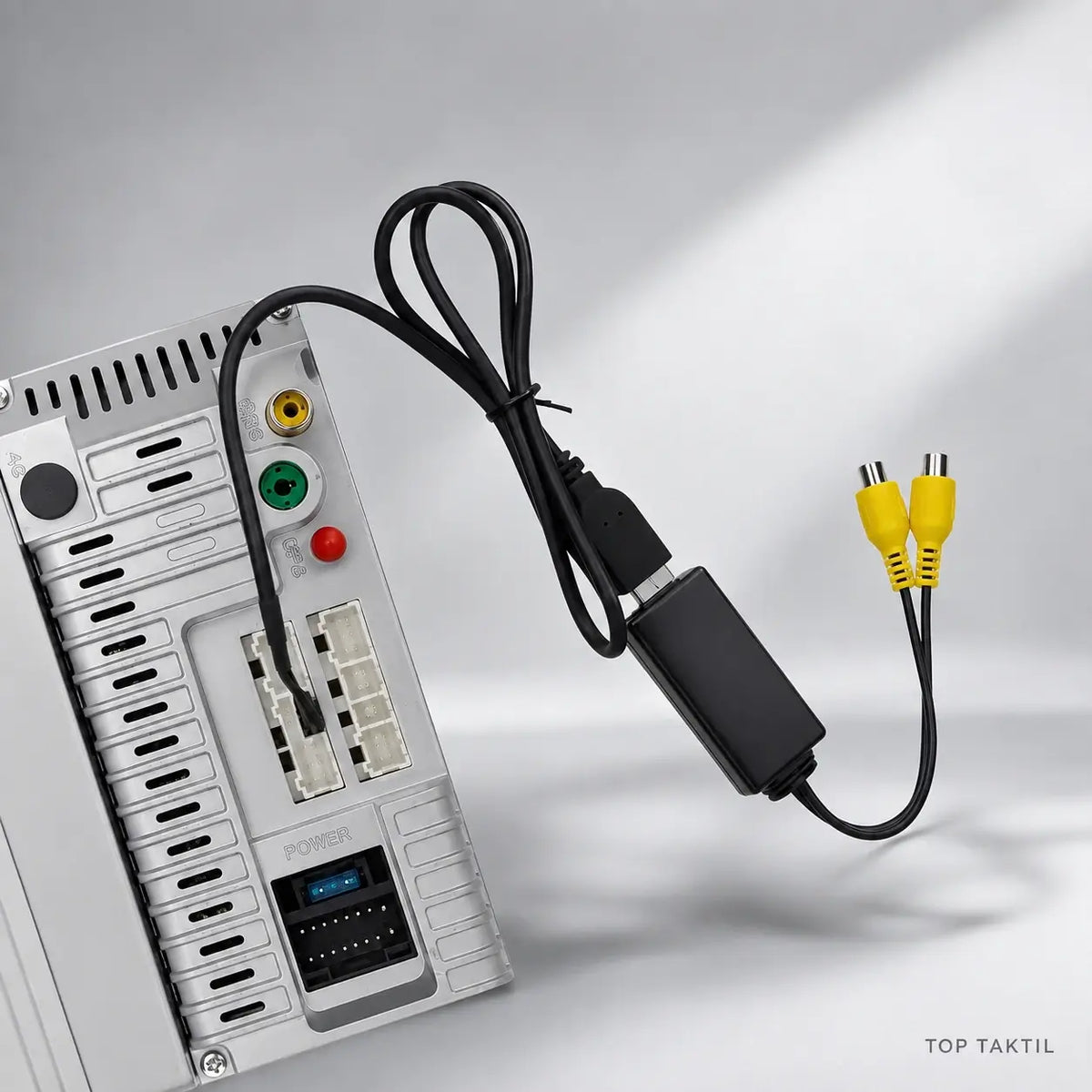 Adaptateur USB vers double sortie vidéo CVBS pour autoradio Android – Double sortie AV RCA