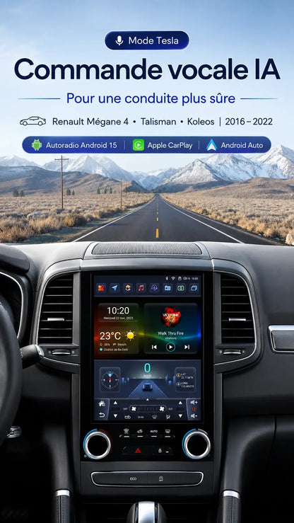 Renault Megane 4 Talisman Koleos | 2016-2022 | Android 15 Autoradio | Apple CarPlay | Android Auto