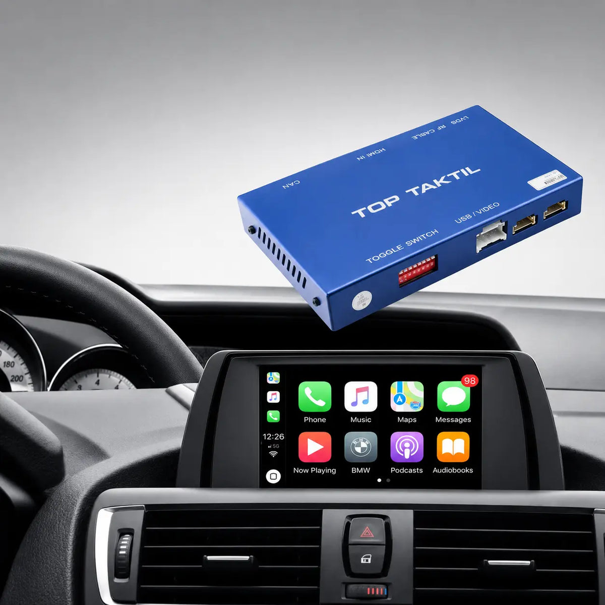 Apple CarPlay sans fil | Retrofit pour BMW | Android Auto | Décodeur | Intégration